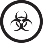 Sign/pictogram for Biohazardous infectious materials