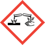Corrosion pictogram.